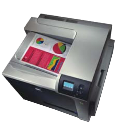 Hewlett Packard printer shown from above.