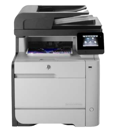 Hewlett Packard printer on display.