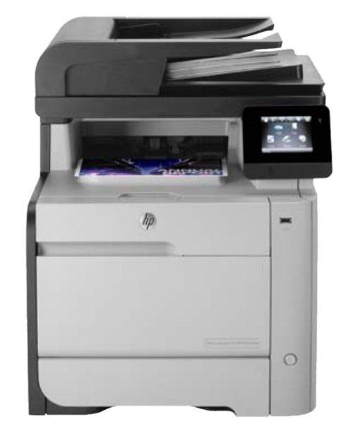 Hewlett Packard printer on display.